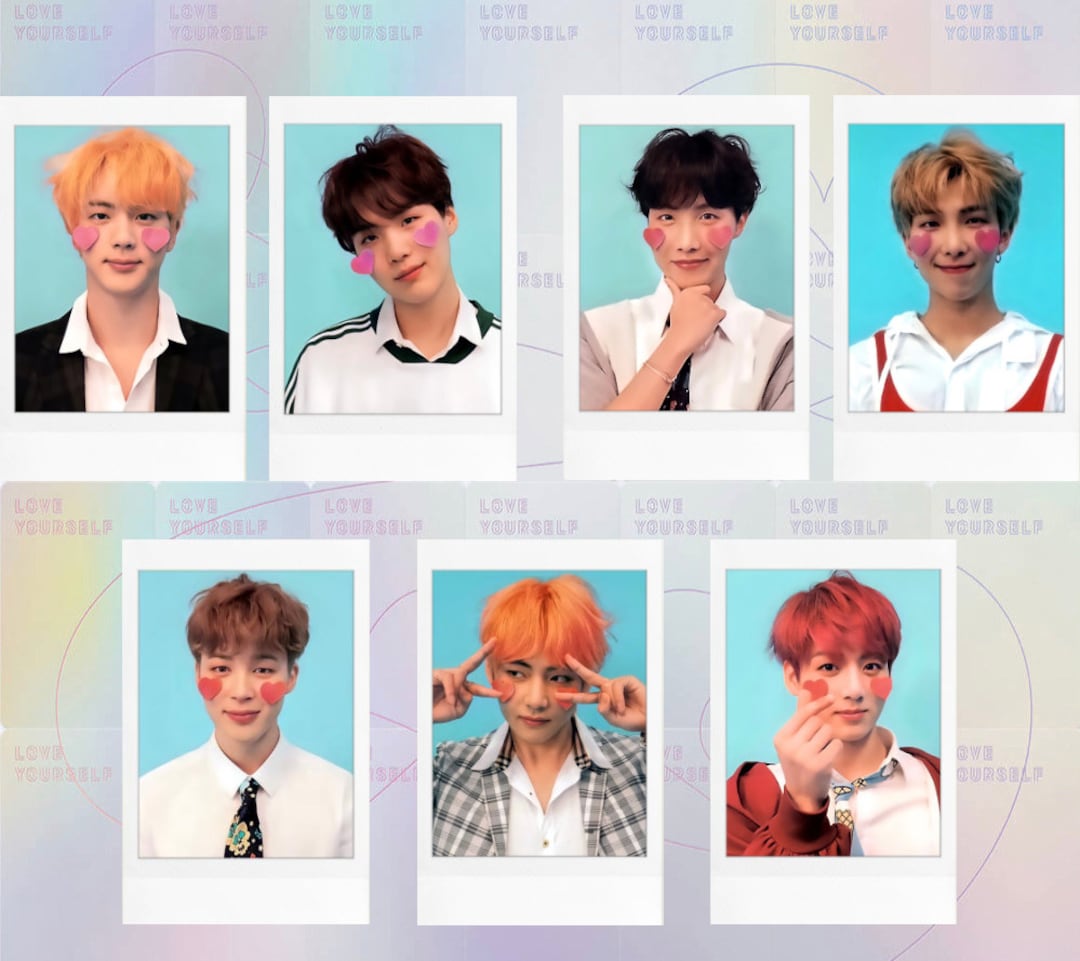 Bts Love Yourself Answer F Version Bts Photo Film Print Etsy