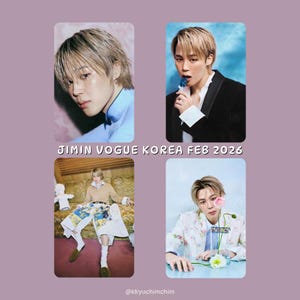 Jimin Vogue - Etsy