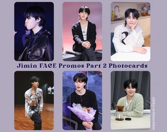 Jimin FACE Promos Part 2 Photocards | BTS Park Jimin Holographic