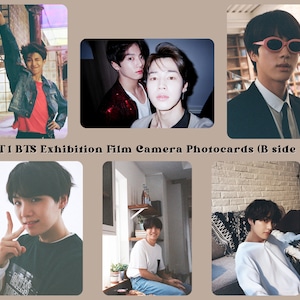 Część 1: Fotokarty z wystawy BTS (wersja strony B) | Holograficzne komputery BTS Festa 2023, odbitki z aparatów natychmiastowych