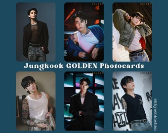 BTS Jungkook X Golden Selca (EU/UK Exclusive) Photocard (replica