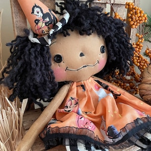 Primitive Halloween witch