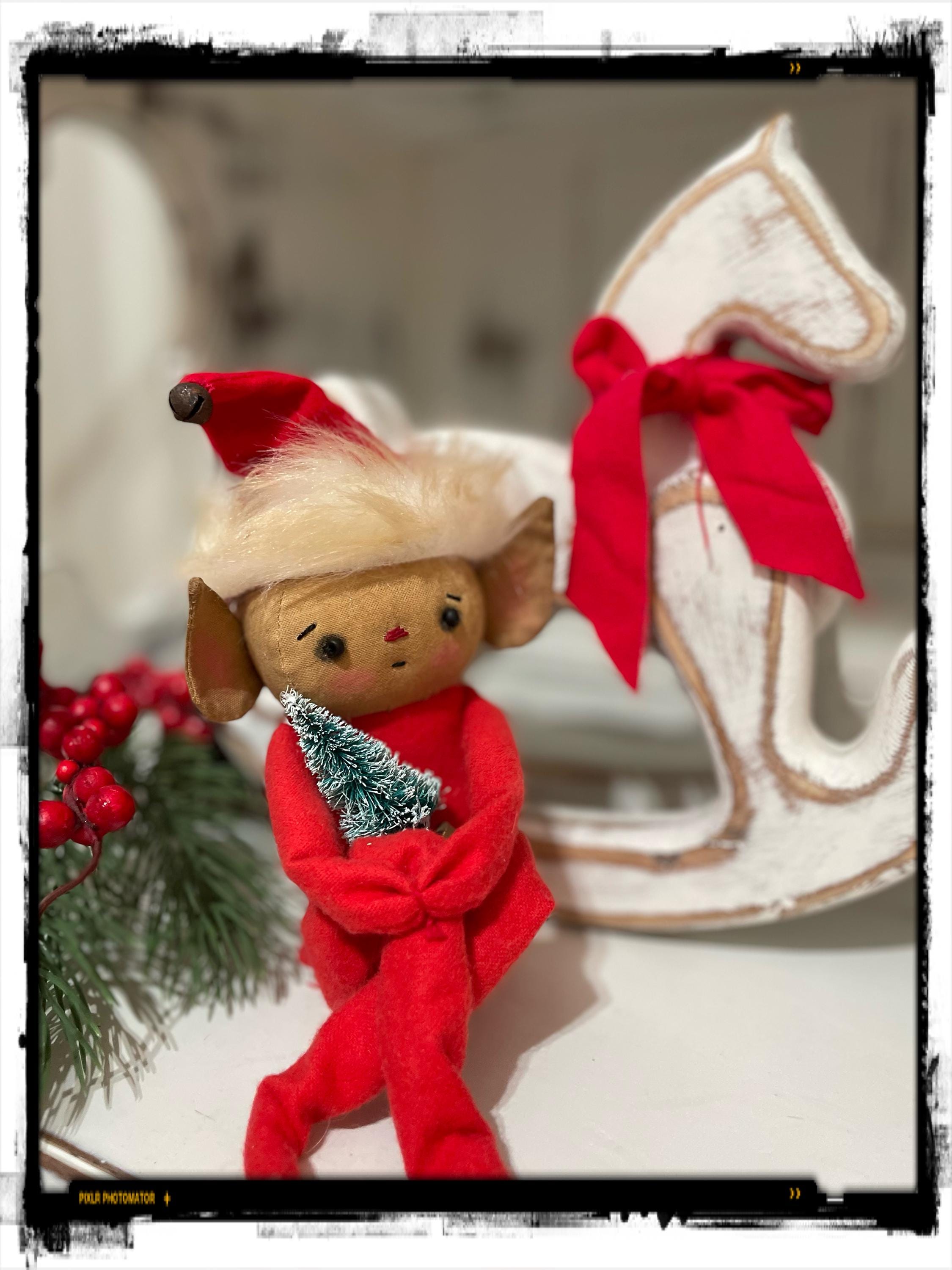 Elf Twingly Primitive Vintage Knee Hugger Elf “twinkle” - Etsy