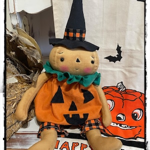 Primitive Pumpkin Boy