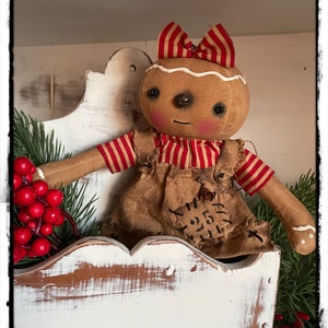 Primitive Gingerbread Doll