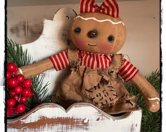 Primitive Gingerbread Doll