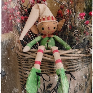 Primitive Christmas Elf "Jingle"