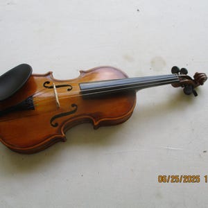Antique 1/16 size Tyrolean Cremona Violin & Bow