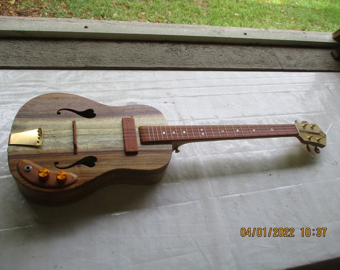 4 String Acoustic/electric Tenor Guitar by G.s.monroe Etsy