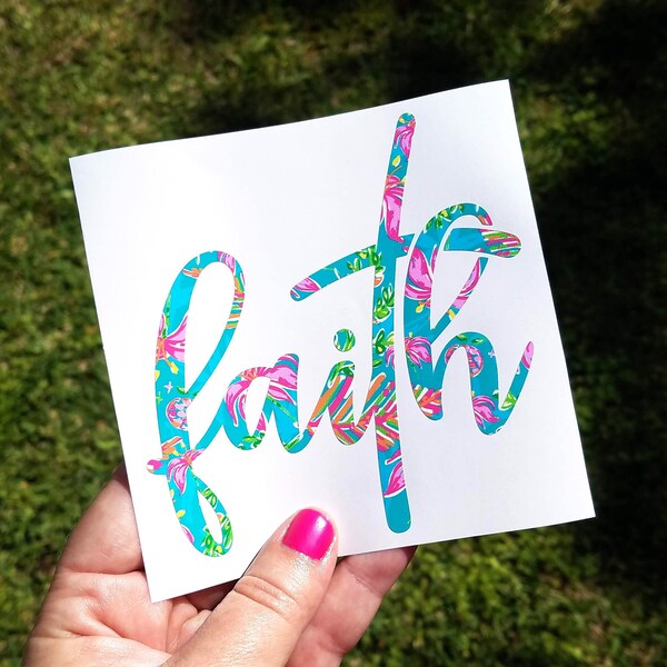 Faith Decal Etsy