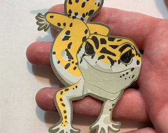 Sticker léopard gecko
