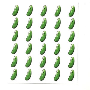 Simpatici adesivi per planner Dill Pickle - Set di 30 mini adesivi di carta