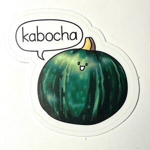 Schattige Kabocha-vinylstickers