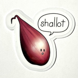 Cute Shallot Vinyl Stickers