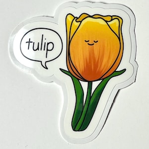 Cute Tulip Vinyl Sticker