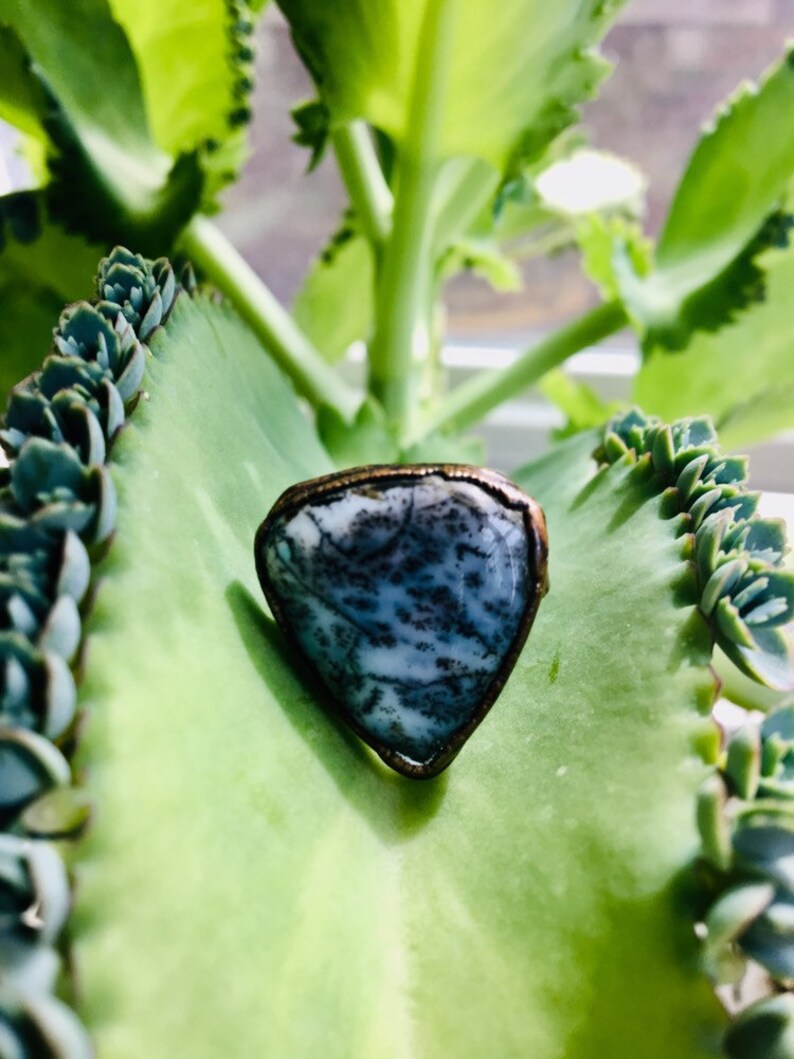 Dendritic Opal Copper electroformed ring #1 Available #2 /& #3 Sold Out