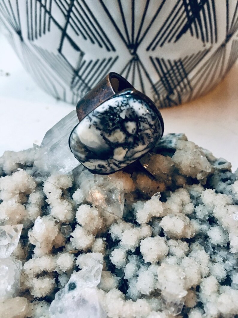 Dendritic Opal Copper electroformed ring #1 Available #2 /& #3 Sold Out