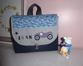 maternal satchel first name imitation leather liberty pattern of choice S (fairy, cat, star ...)