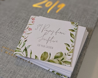 DIGITAL DOWNLOAD | 31 Prayers From Scripture For Your Children | PRINTABLE | Single Print License