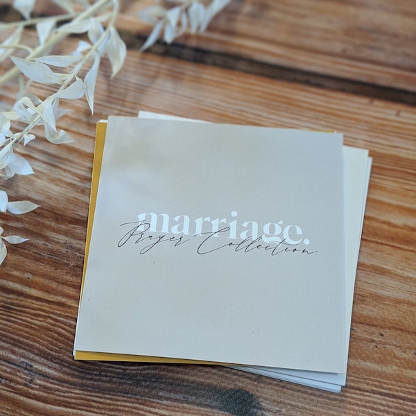 DIGITAL DOWNLOAD | The Marriage Prayer Collection | PRINTABLE | Single Print License