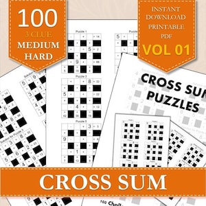 100 Cross Sum Puzzles - Mattespelpaket PDF