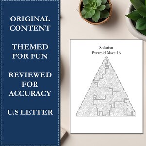 Printable Mazes | 25 Hard Pyramid Shaped Mazes | Suitable for Clever ...