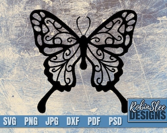 Butterfly svg, butterfly cutfile, butterflies, butterfly clipart, SVG for cricut, cameo and silhouette, eps, pdf, jpg, dxf Included! img009