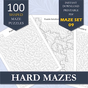 100 Daunting Maze Puzzles for Adults - Final Frontier, Volume 9 | Masterful Puzzle Escapes | Printable Maze PDF Download | Brain-Teasing Fun