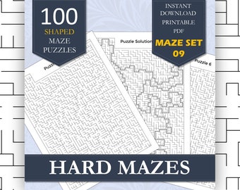 100 Daunting Maze Puzzles for Adults - Final Frontier, Volume 9 | Masterful Puzzle Escapes | Printable Maze PDF Download | Brain-Teasing Fun