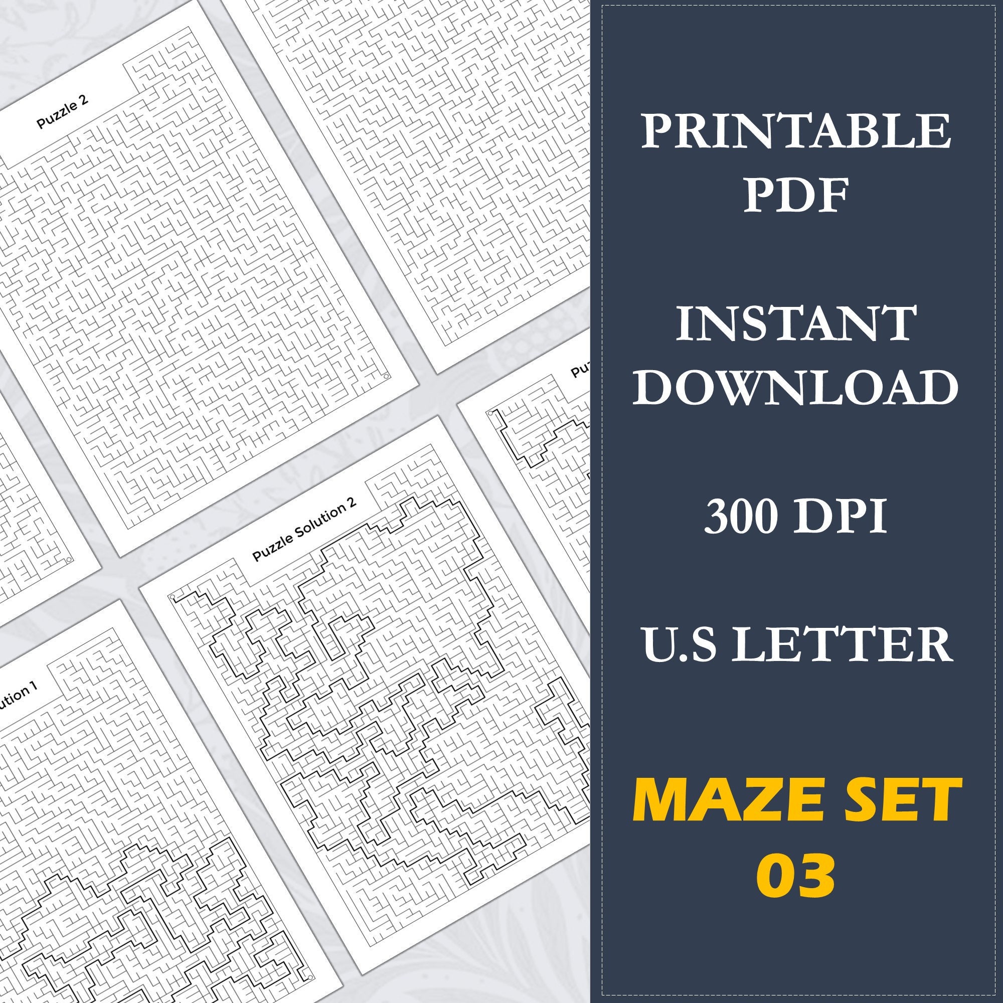 100 Expert Level Mazes for Adults - Seriously Tough, Volume 3 ...