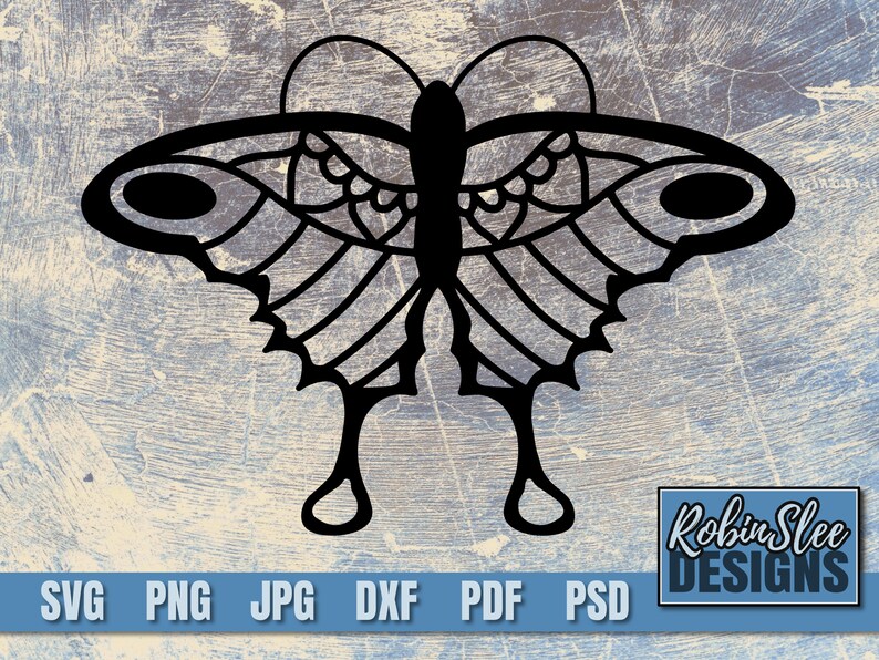 Butterfly svg, butterfly cutfile, butterflies, butterfly clipart, SVG for cricut, cameo and silhouette, eps, pdf, jpg, dxf Included img003 image 1