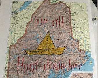 IT art -- "We all float down here"