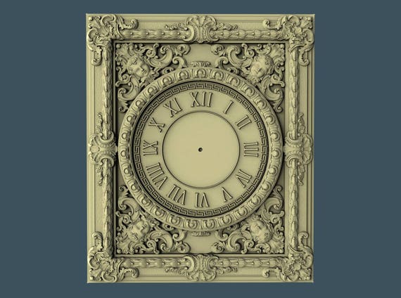 New STL file of New Wall Clock Cofe 3d or engrave Model for CNC Router Machine