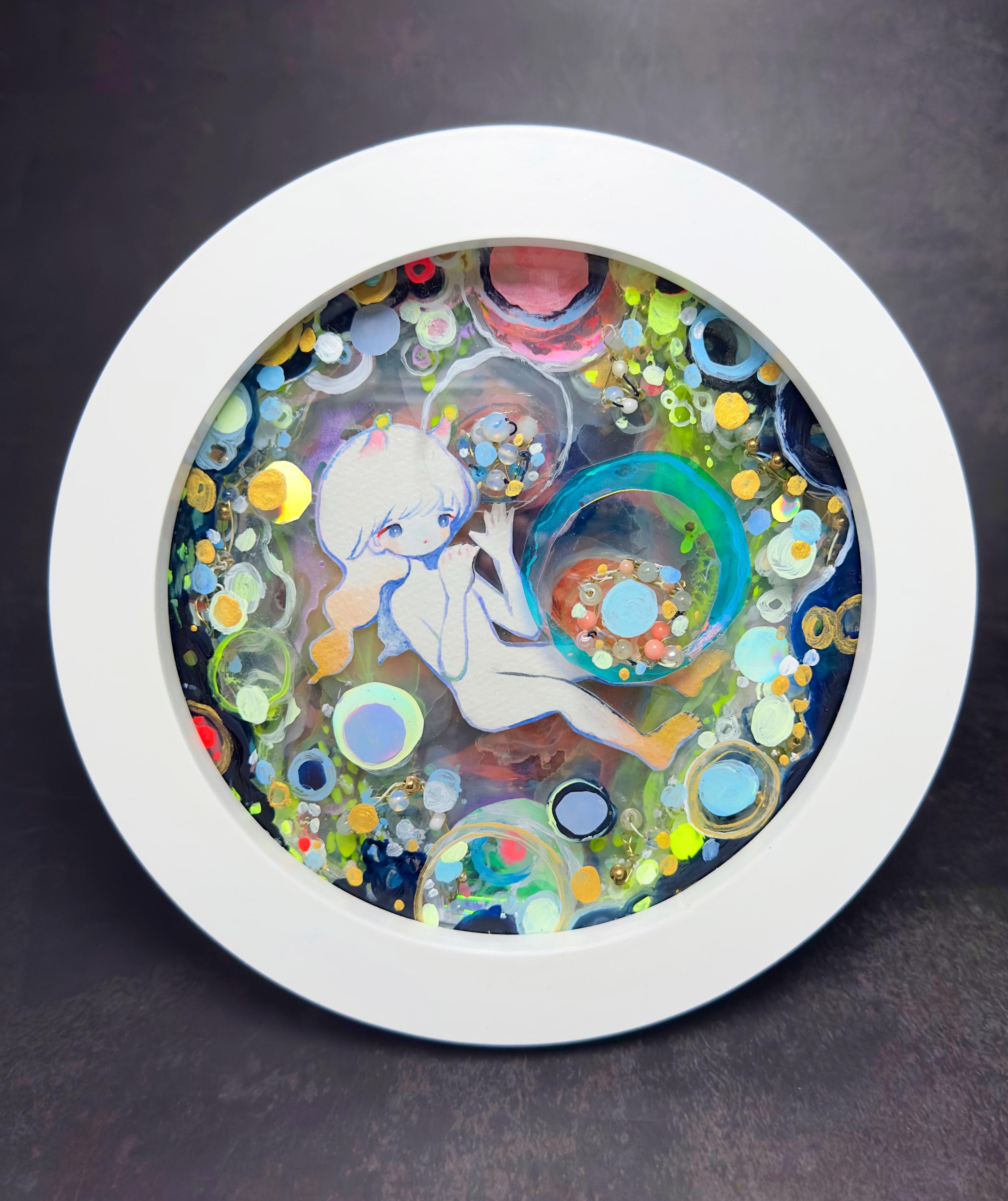 【もっちもち】黄菊しーく 原画 金色装飾の仕切り付きミラー sikustore - Etsy 日本