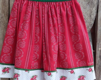 Trachtenrock, Dirndlrock, Gr. 140 Dirndl Rock, Tracht, Kindertracht, Kinderrock, Mädchenrock, Rock