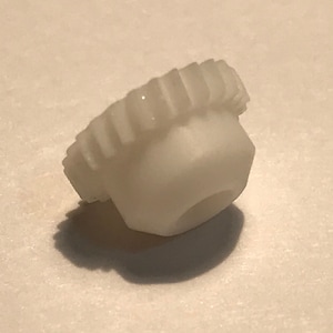 Replacement Plastic Phenolic Crown Gear, Mastercrafters, Sessions, Swinging Girl Clock Part, Fiber Gear, Broken gear, Swinging Girl Clock