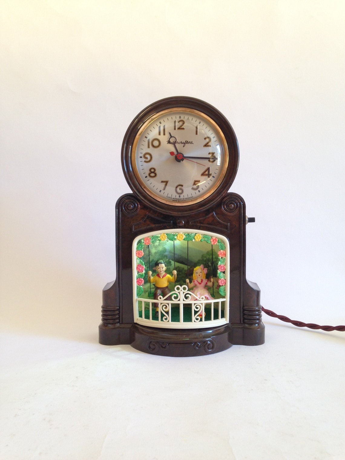 Vintage 1950's Mastercrafters clock