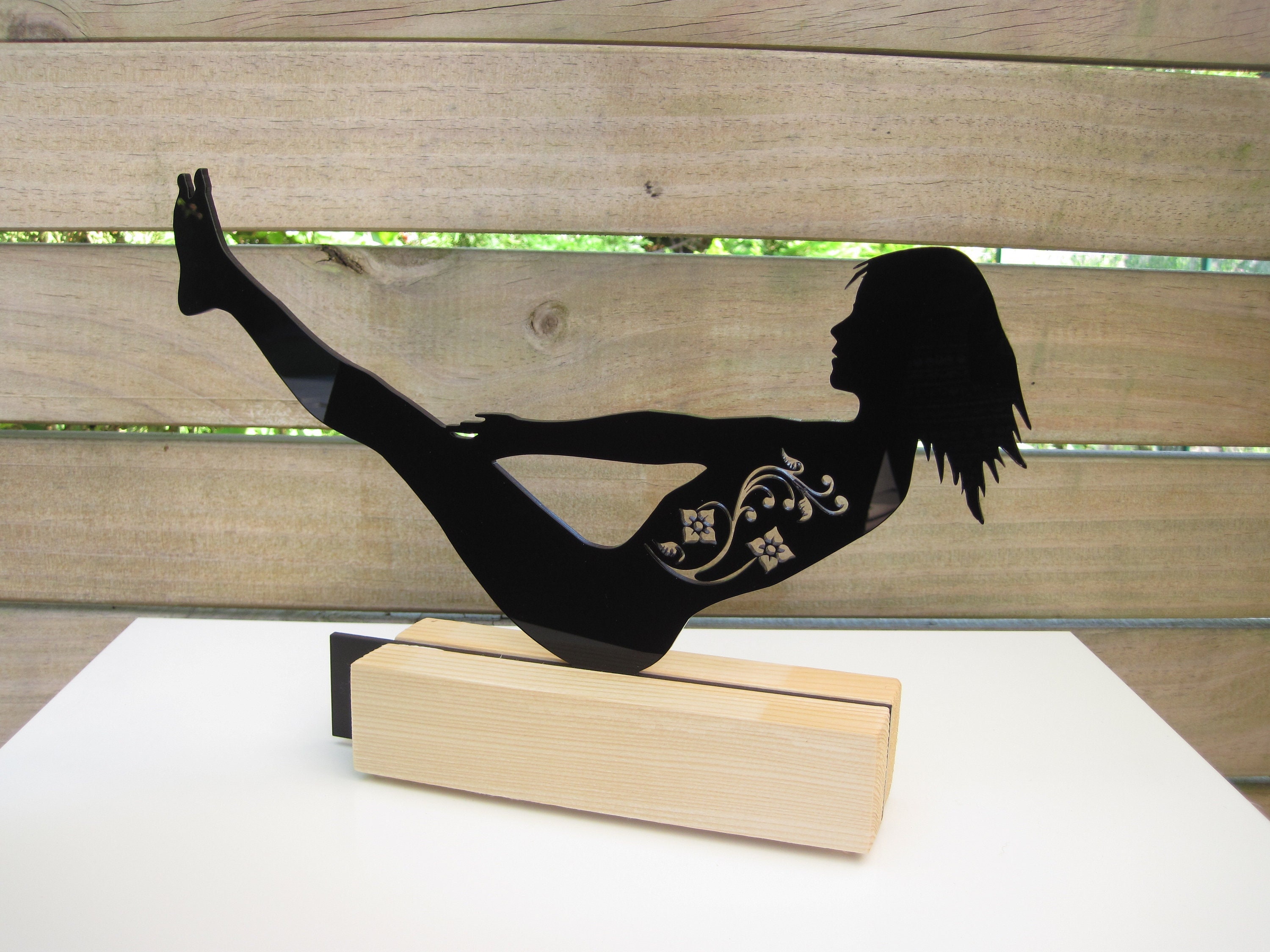 The 100 Pilates Sculpture Pilates Yoga Exercise Figure Yoga | Etsy UK