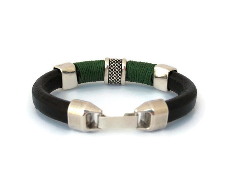 Leather Men Bracelet Leather Bracelets Mens Bracelets Men Etsy
