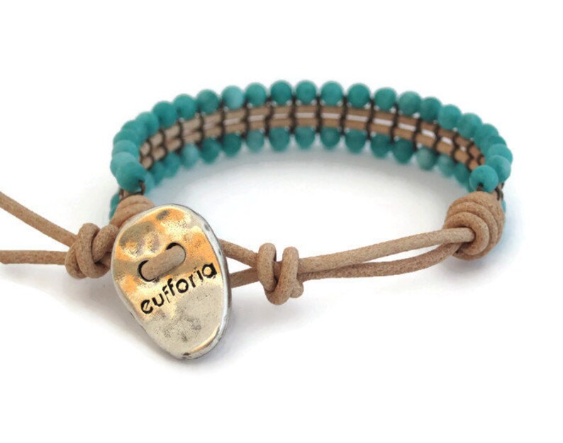 Girlfriend Valentines Gift Tiny Blue Amazonite Stone