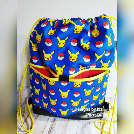 pokemon drawstring backpack