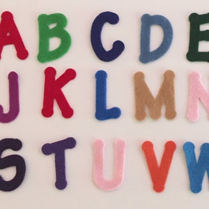 Alphabet Felt Letters / Flannel Story for Early Childhood Education