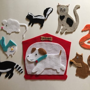 Move Over Rover Mouse Move Over Rover - Children's Felt/flannel Story - Etsy