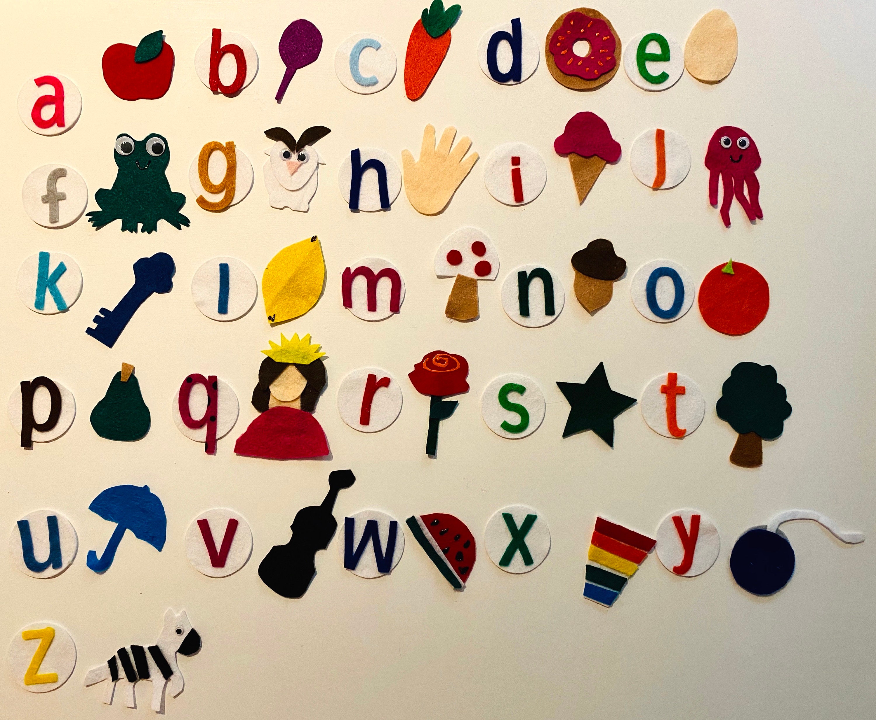 Alphabet Felt Letters & Words Felt Story Flannel Board Etsy