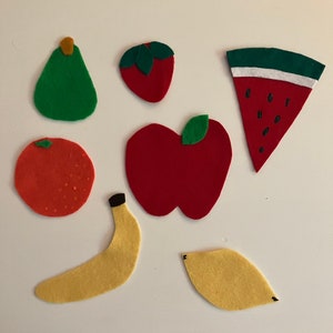 Vegetables & Fruit Felt Pieces Children's Felt/Flannel Board Story image 6