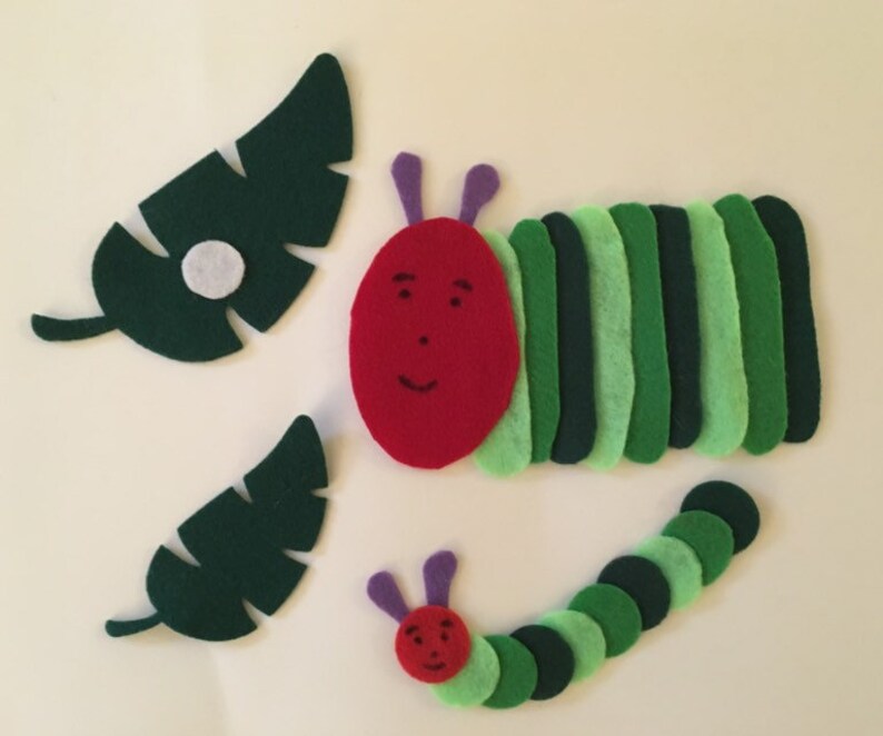 The Very Hungry Caterpillar Children's Felt / Flannel Etsy Canada