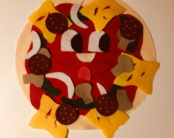 I Am A Pizza Felt Story - Children's Felt Story / Flannel Board Story