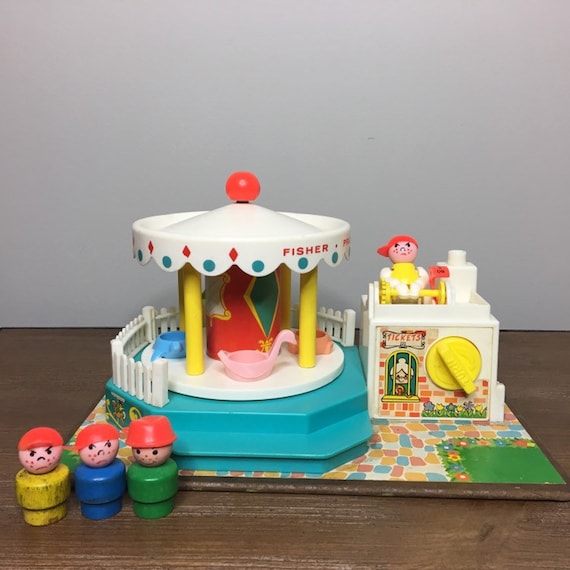 vintage fisher price carousel