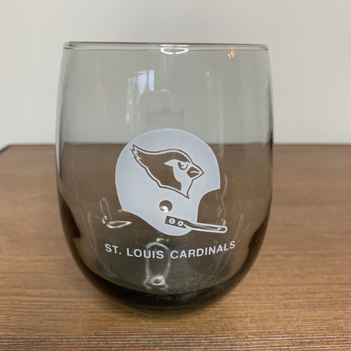 St. Louis Cardinals Football Helmet Smoked Glasses Hi Ball Etsy