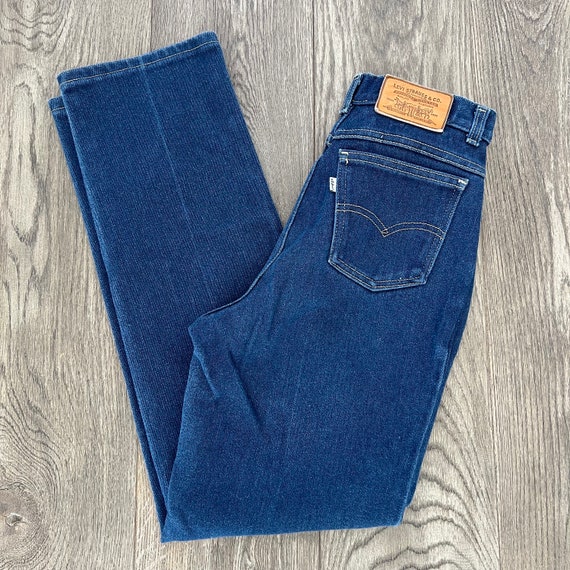Vintage LEVI’S 554 White Tab High Rise Denim Jeans
